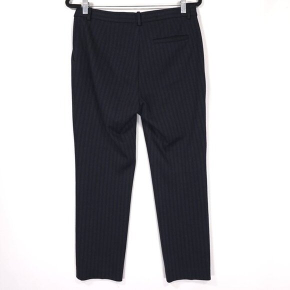 Theory Women's Tailor Trouser C Pale Stripe Knit Size 6 Viscose Blend J0726211 - Picture 2 of 11